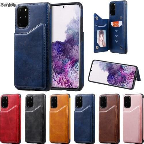 Sunjolly Business Case for iPhone 11 Pro Max Xs Max X XR 8/7 Plus 6s/6 Plus SE2 Stand Card Wallet Sillicon Phone Case Cover capa