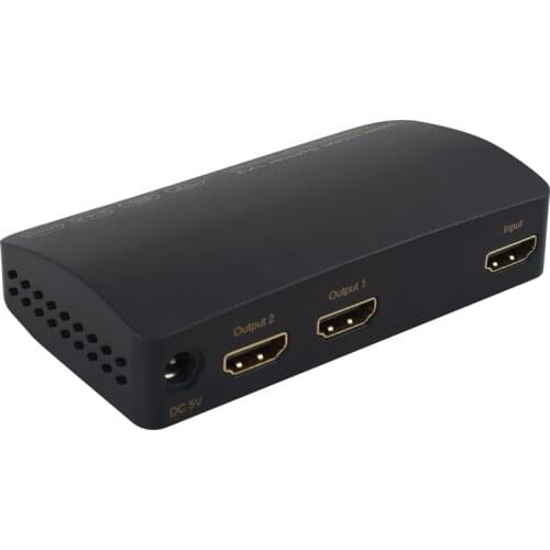 HDMI 1x2 HDCP 2.2 HDR HDMI splitter 4K 1 in 2 out 4K 60Hz cascade support UHD/EDID for PS4