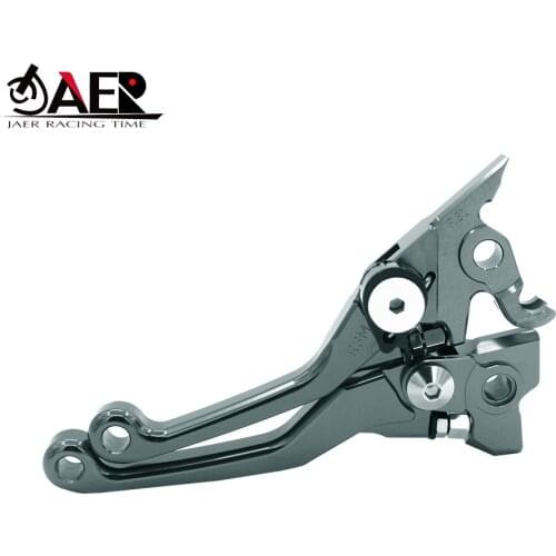 JAER Motorcycle CNC Pivot Brake Clutch Levers For Suzuki RMX250S 1996 1997 1998