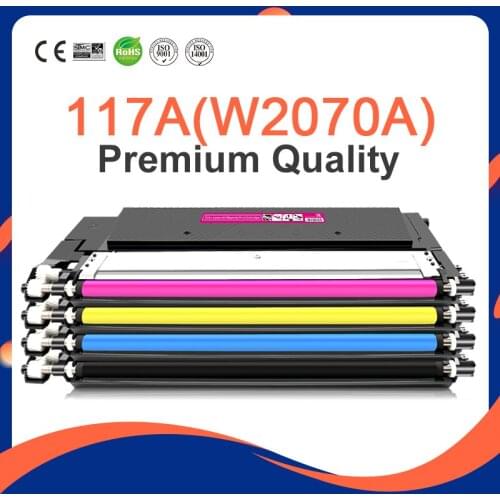 CAIGE 117A W2070A Compatible Toner Cartridges with Chips Compatible for HP Color Laser 150a MFP 178nw 179fnw printer W2071A