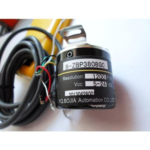 Encoder B-ZBP3808GC Pulse: 1200P/R Voltage: 5-24V Injection molding machine gate machine wing gate special encoder
