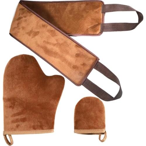 Reusable Sunless Self Tanning Back Body Mitt Applicator Spray