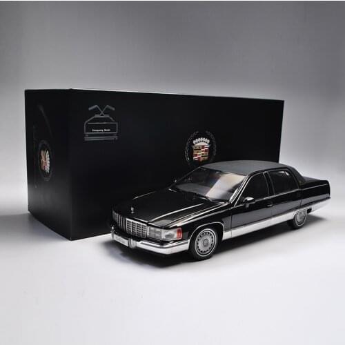 1:18 GM For Cadillac Fleetwood Sedan 1993 Black Diecast Model Car Edition Collection Auto Gift Limited edition car model