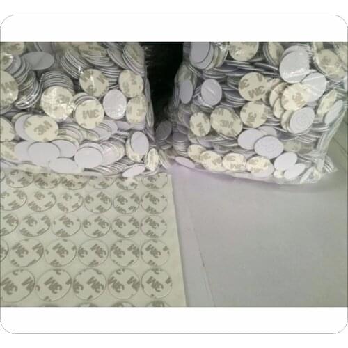 25mm 216 chip coin tags antiwater stickers RFID NFC label with 3m glue