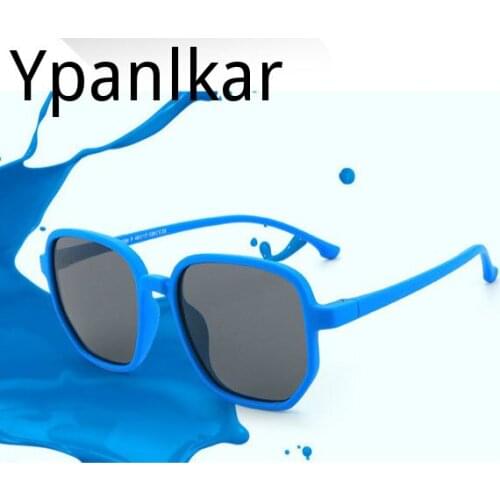 New Fashion Children Irregular Polarized Sunglasses Kids Silicone Sunglasses Anti-UV Children Glasses