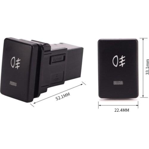 12V Fog Lamp Switch with 200mm Hole Size Modification Switch for Toyota Camry