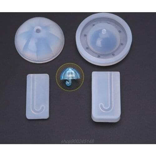 Silicone Mold Umbrella Handmade DIY Jewelry Making Fondant Cake Decoration Tools J21 21 Dropshipping