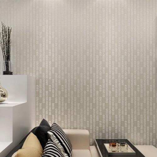 Beibehang modern plain solid color non-woven wallpaper simple square grid office bedroom living room full shop papel de pared