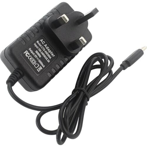 1m USB Type C Cable 5V 3A Power Supply Plug Adapter for Raspberry Pi 4 Model B USB External Battery LED Powerbank