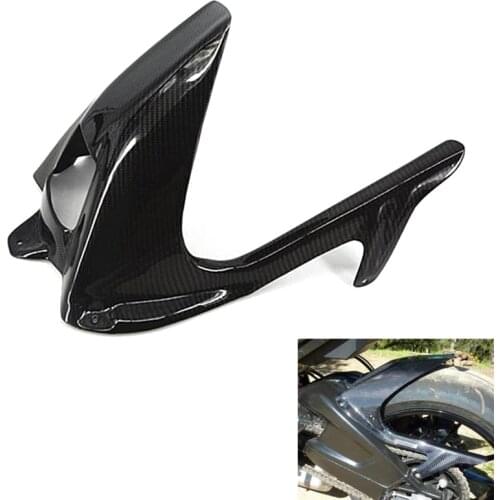 Motorcycle Carbon Fiber Rear Fender Hugger Accessories Mudguard Chain Guard For BMW S1000RR S1000 RR 2009-2015 S1000R 2014 2015