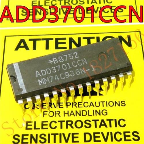 1PCS) ADD3701CCN DIP-28 3 3/4 DIGIT DVM WITH MULTIPLEXED 7-SEGMENT OUTPUT