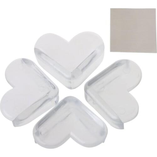4Pcs Child Baby Safety Protector Kids Desk Table Corner Edge Protection Cover