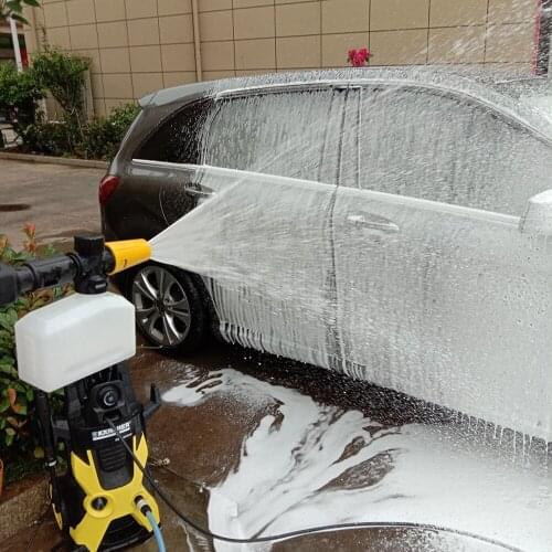 400ML Foam Bottle for Karcher K High-pressure Car Wash washing Adjustable Foam Spray Spear Kit Foam Spray Spear LAVOR Connector