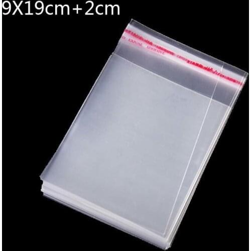 400pcs 7*10cm Clear Plastic Packaging Bags Poly OPP Small Cello Cellophane Bag for Gift Packing