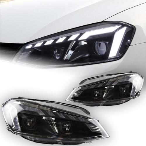 Car Styling Headlights for Golf 7 LED Headlight Audi-Design Animation DRL Head Lamp Dynamic Indicator All LED Beam Accessories