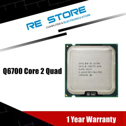 Intel Q6700 Core 2 Quad Processor 2.66GHz 8MB Quad-Core FSB 1066 Desktop LGA 775 CPU