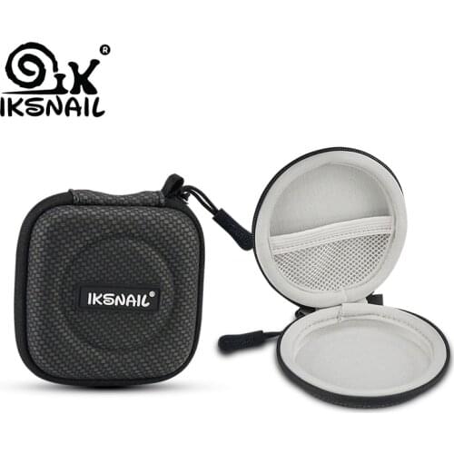 IKSNAIL Earphone Holder Case Storage Carrying Hard Bag Box Case For Earphone Headphone Accessories Earbuds memory Card USB Cable