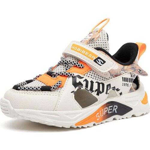 2021 Summer New Childrens Single Mesh Shoes Girls Breathable Sandals Boys Hollow Sneakers Casual Sports Running Shoes For Kids