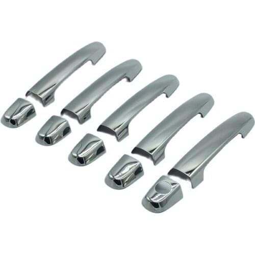 For Toyota RAV4 5 Door 2006 2007 2008 2009 2010 2011 2012 Chrome door handle + Cup Bowl covers with Smart Buttons