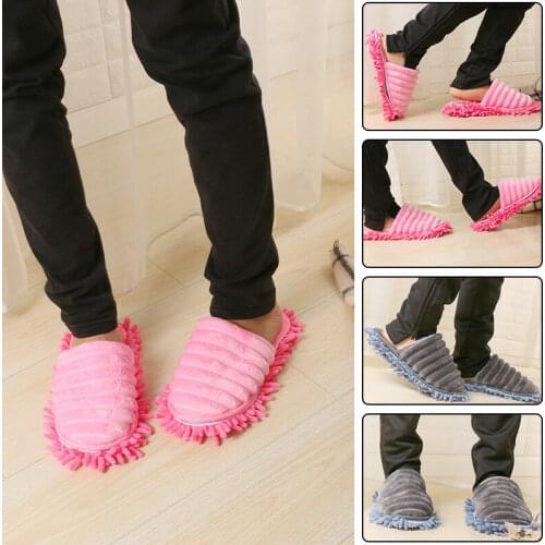 Multifunction Floor Dust Cleaning Slippers Shoe Lazy Mopping Floor Shoes Mop Caps House Home Clean Cover Wipe Shoes Cleaning Too