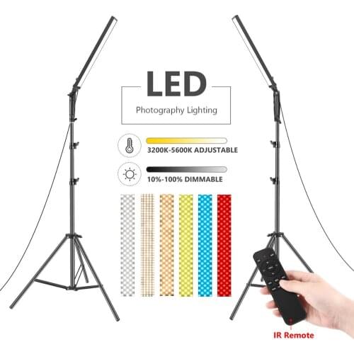 Neewer LED Video Light Stick Kit,Handheld Video Lighting and 210 LED Beads/Stand/Infrared Remote Control for Photo YouTube Video