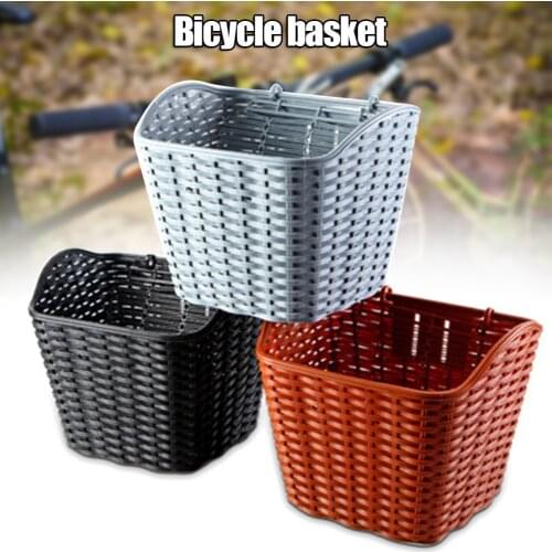 New Rainproof Waterproof Bicycle Basket With Cover Front Handlebar Bike Basket Bicycle Accessory Bicicleta Drop Shipping