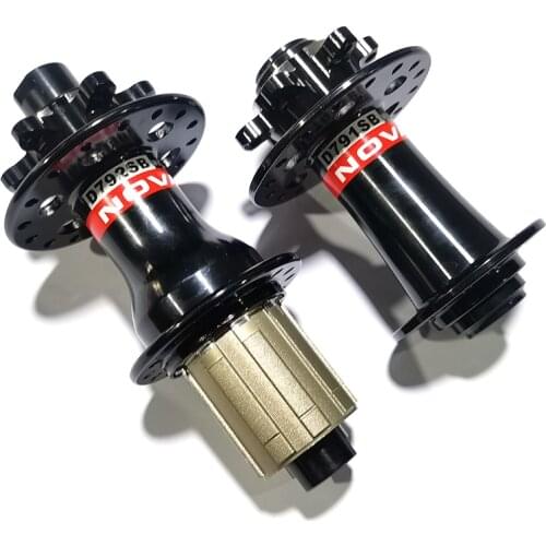 Novatec D791SB D792SB MTB XC AM J-bend Disc 6 Bolt Hub HG 8-11s 24H 28H 32H QR Thru Axle TA Front 9mm 12mm 15mm Rear 135mm 142mm