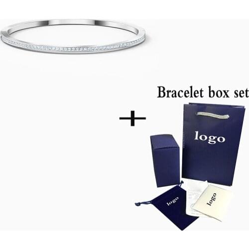 2021 NEW PLATINUM-PLATED CIRCLE CLOSURE LADY BRACELET ELEGANT JEWELRY GIFT