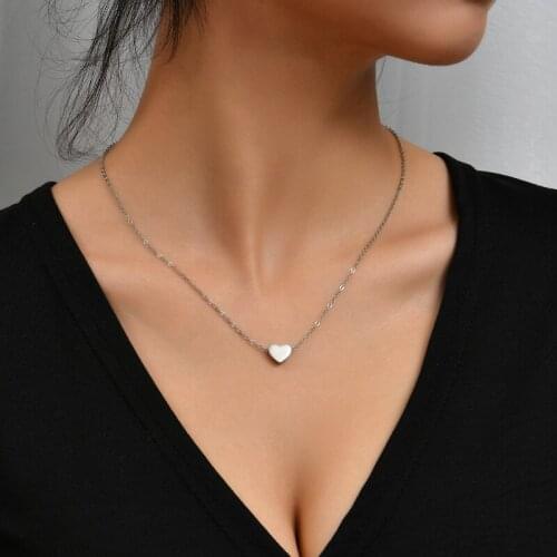 Couple Necklace Necklace Specially Designed For Women Silver Color Love Shape Necklace Surprise Anniversary Gift For Girlfriend