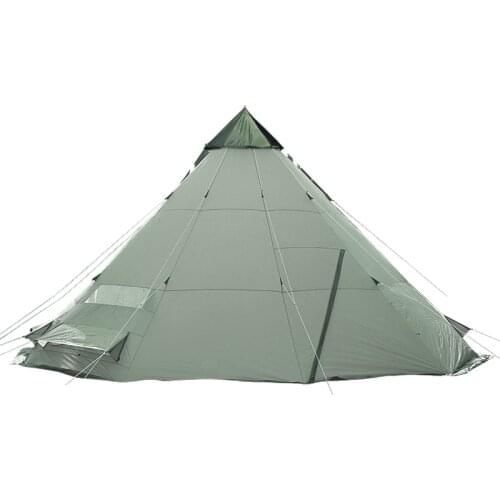 Luxury Large Indian singler layer 10persons outdoor camping tent with waterproof and anti-wind traveling tent in good quality