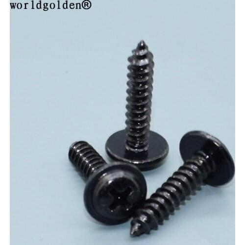 Worldgolden 100pcs auto metal Trim Retaining Screw for Toyota