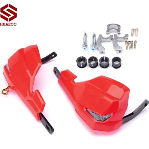 Pair 22mm 28mm Motocross Handguards Handle Protector Hand Guards Handlebar Protection with DRL Indicator for Yamaha Honda