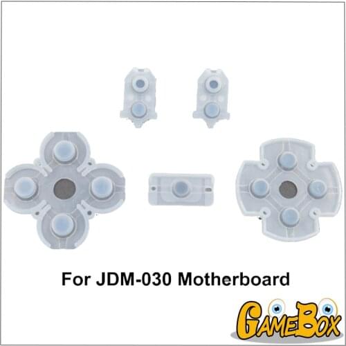 1set/5pcs For Sony Playstation 4 PS4 Controller Conductive Silicone Rubber Pads for Dualshock 4 JDS 030 D Pad Buttons