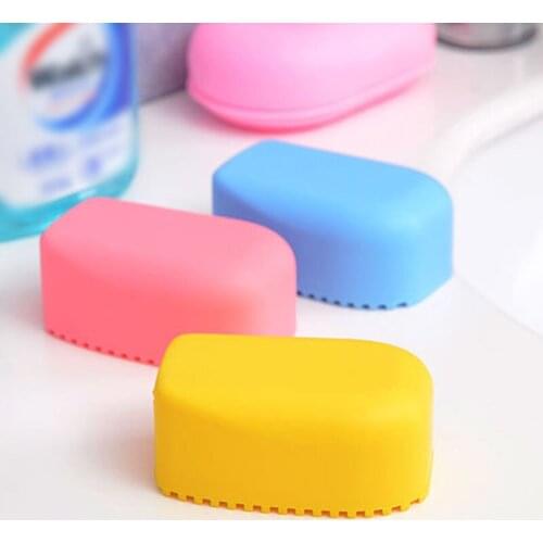 Candy Color Silicone Mini Washboard 1pc Laundry Wash Board Handheld Scrubbing Brush Non-slip Small Washboards