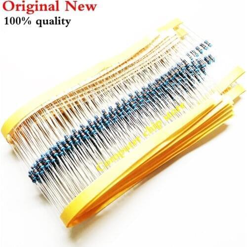 100PCS 220 ohm 220R 1/4W Metal film resistor 1
