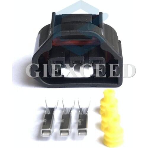 2 Sets 3 Pin 11261 7283-1133-10 Female Auto Sensor Connector For Toyota 1JZ TPS Connector non E Throttle Automotive Plug