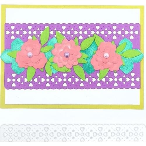 203F Heart Metal Cutting Dies Stencil DIY Scrapbooking Album Paper Card Template Mold Embossing Craft Decoration