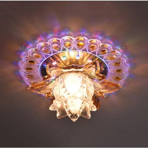 5W modern ceiling lights led crystal living room hallway lights led lighting for home decoration ceiling lamps
