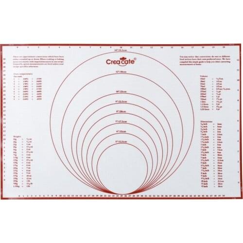 15.1x23.4inch Non stick silicone mat pastry mat cakes baking mat cooking sheet