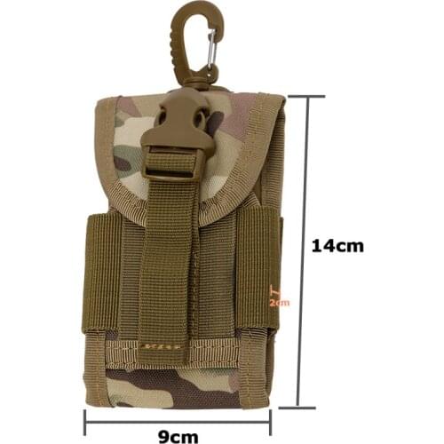 Portable Universal Army Tactical Bag Cover Holster Pouch Case for Mobile Phone Belt Loop Hook