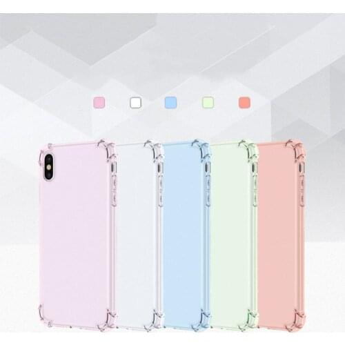 Luxury Shockproof Silicone Phone Case For iPhone X XS XR XS Max 8 7 Plus 6 6S Plus 5 5S Case Transparent Protection Back Cover