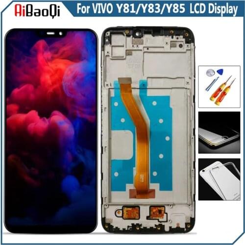 Original For VIVO Y81/Y85/Y83 LCD Display Screen Touch Digitizer Assembly For 6.22‘’ VIVO Y81i/1812/V1732 With Frame Replace