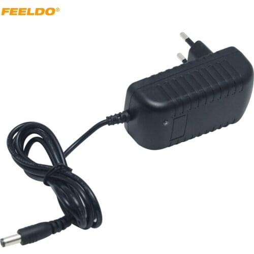 FEELDO 1Pc Home/Indoor AC110V~240V TO DC12V/2A Power Adapter With 5.5mm/2.1mm Plug Connector For LED Strip Light