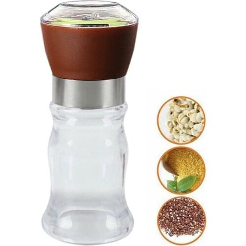 Creative Manual Pepper Grinder Multipurpose Clear Manual Salt Grinder Spice Mill Kitchen Gadget Kitchen Accessories Dropshipping
