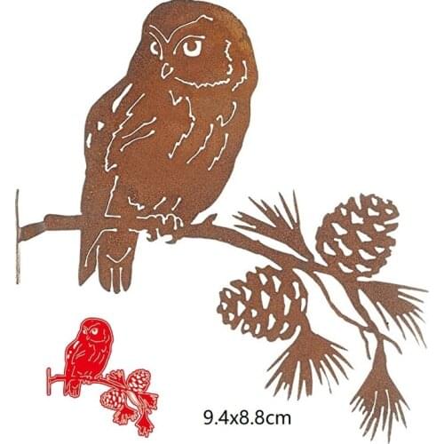 Metal cutting dies cut die mold Animal owl decoration Scrapbook paper craft knife mould blade punch stencils dies