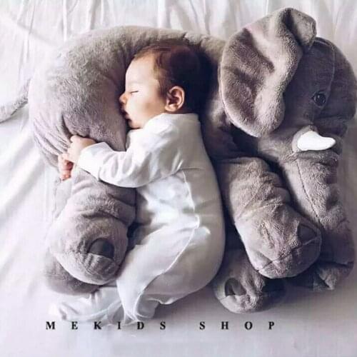 40 60cm Height Elephant Pillow Toy For Kids Soft Sleeping Stuffed Animals Plush Toys Accompany Doll Hot Sale Dropshipping