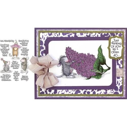 Friend Wishes Clear Stamps for DIY Scrapbooking Crafts Cards Making Decor Transparent Stempels New Silicone Seal