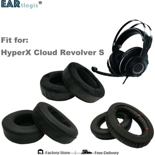 Replacement Ear Pads for HyperX Cloud Revolver S Headset Parts Leather Cushion Velvet Earmuff Earphone Sleeve Cover