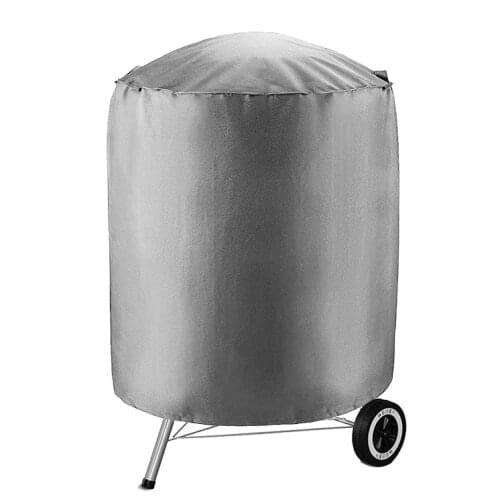 Outdoor Patio Barbecue Waterproof BBQ Cover Outdoor Rain Grill Anti Dust Protector Black Grey