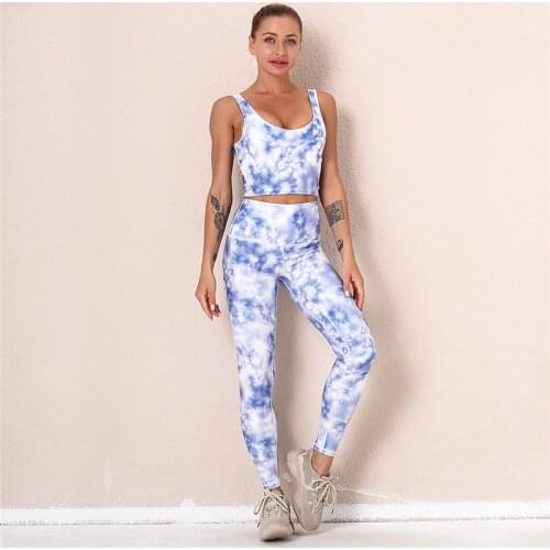Super Quality Digital Printed Yoga Set for Women 2021 Fashion Running Jogging Fitness Indoor Training Suit Sexy Sports Set